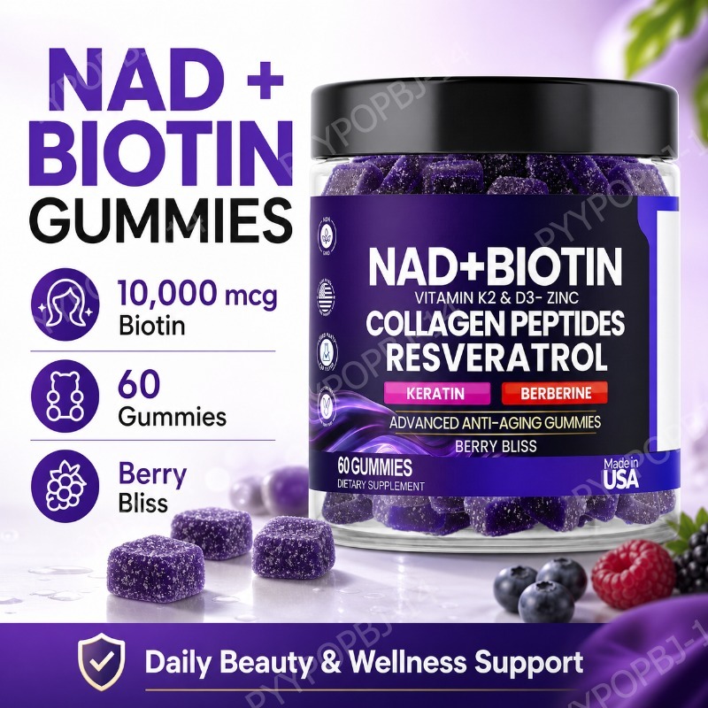 Vitamin D3 K2 Drop - Gomas de Biotina e Colágeno com