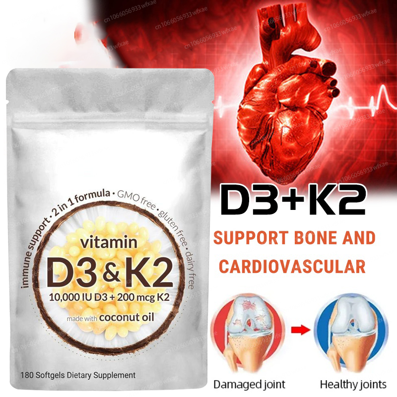 Vitamin D3 K2 Drop - 2 em 1 vitamina D3 K2