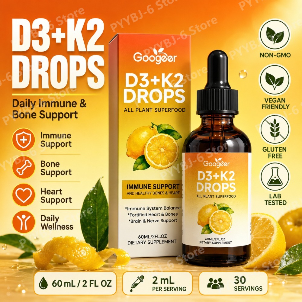 Vitamin D3 K2 Drop - Suplemento Líquido de Vitamina D3 K2