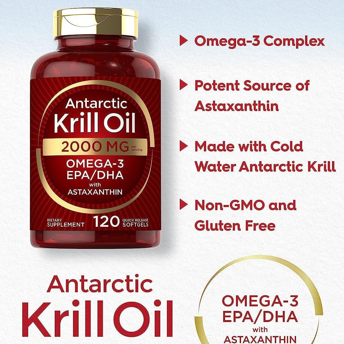 Nutrition Fitness - Cápsulas macias de óleo de Krill