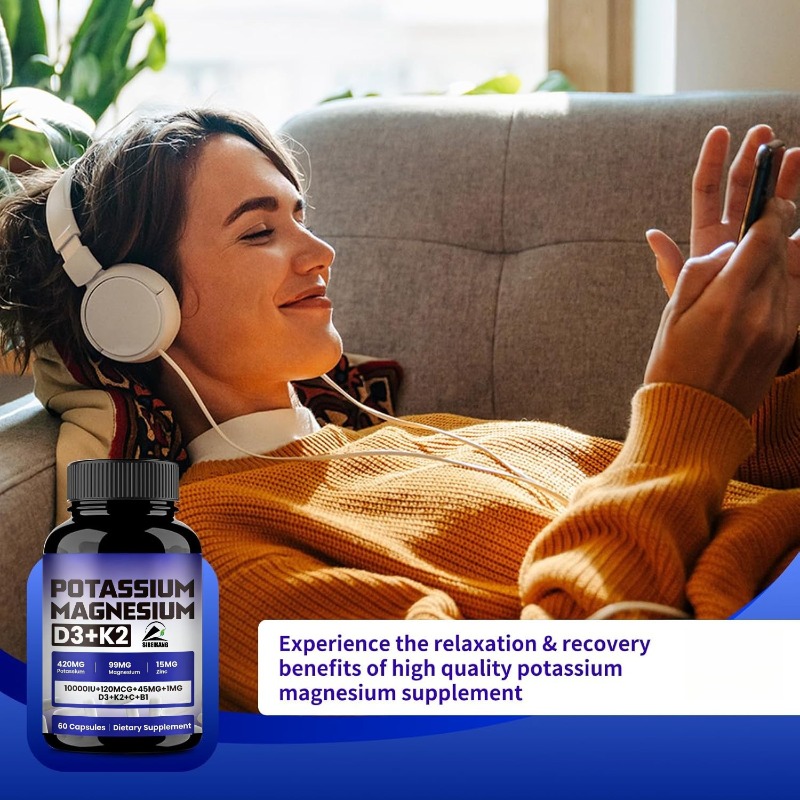 Cápsulas de potássio, magnésio - Vitamin D3 K2 Drop avaliação e preço