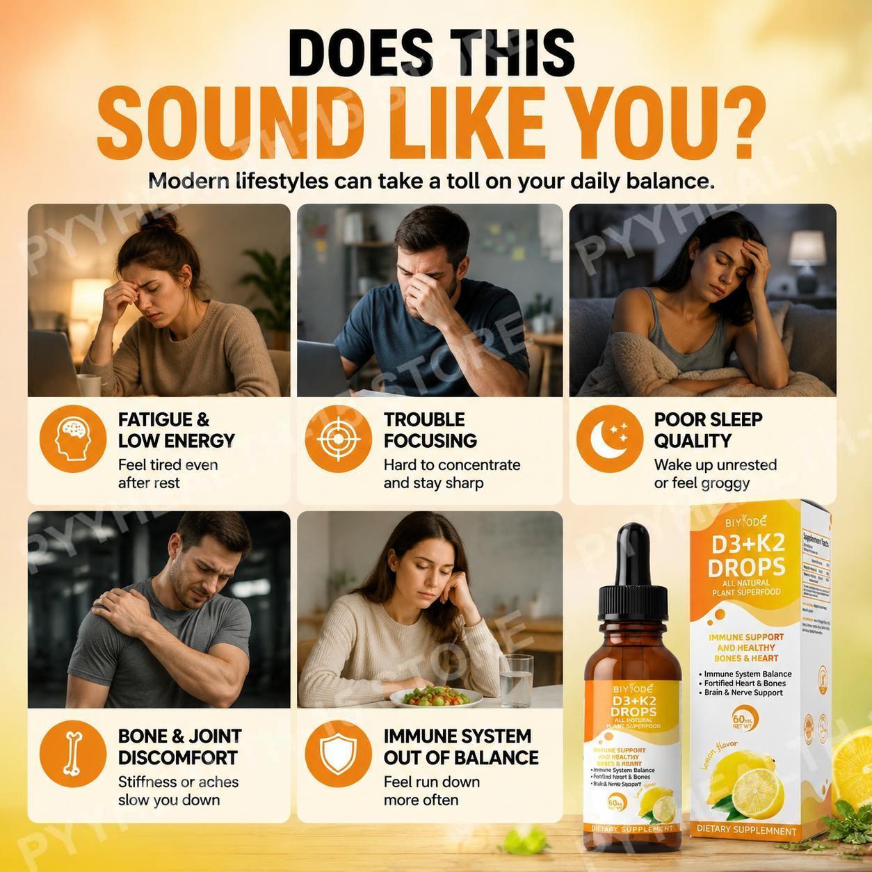 BIYODE Vitamina D3 K2 em Gotas - Vitamin D3 K2 Drop avaliação e preço