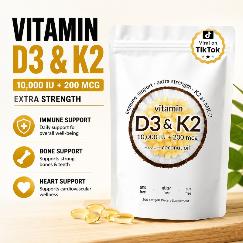 Vitamina D3 10000 IU + K2 MK-7 - Vitamin D3 K2 Drop avaliação e preço