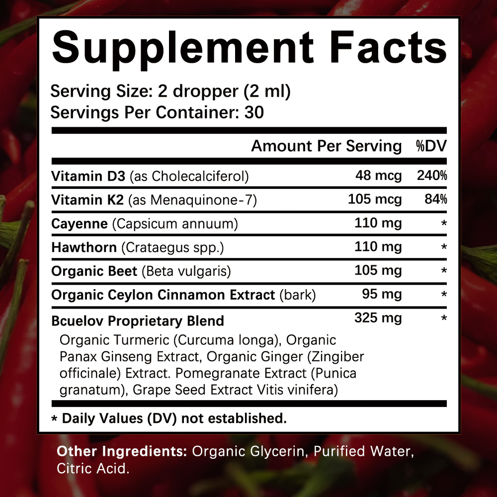 Suplemento Líquido de Pimenta  - Vitamin D3 K2 Drop avaliação e preço