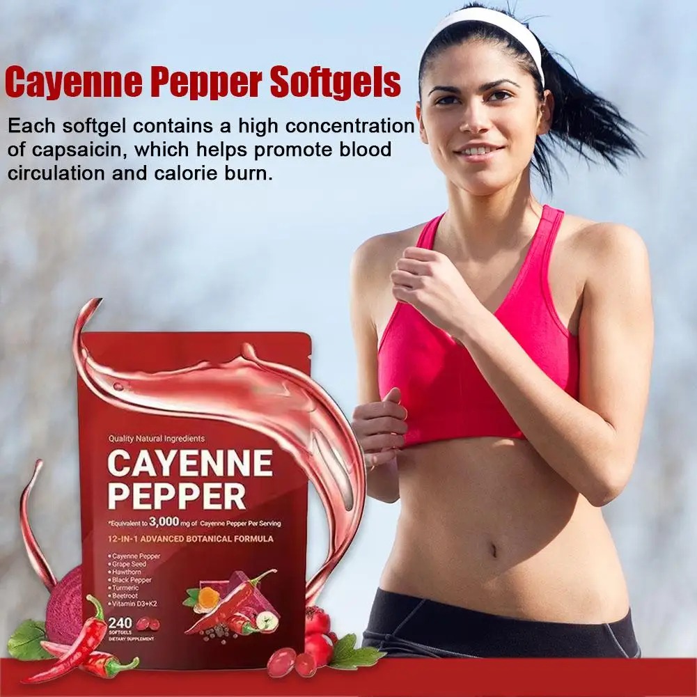 240 Cápsulas de Pimenta Cayenn - Vitamin D3 K2 Drop avaliação e preço