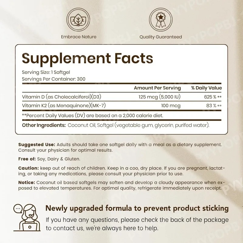 Cápsulas de Vitamina D3 K2 com - Vitamin D3 K2 Drop avaliação e preço