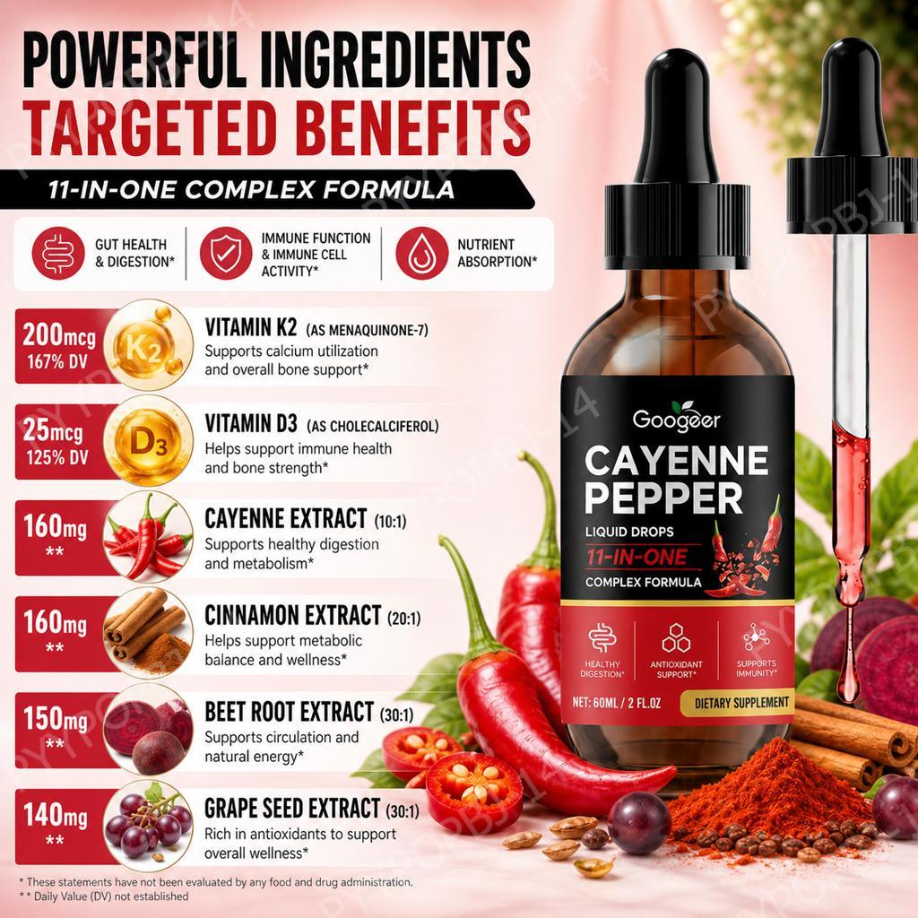 Gotas Líquidas de Pimenta Caye - Vitamin D3 K2 Drop avaliação e preço